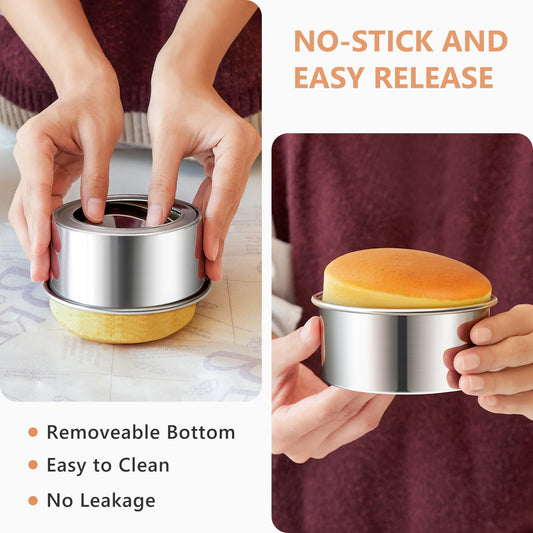 4 Inch Cake Pan Set of 4 (4 Count)