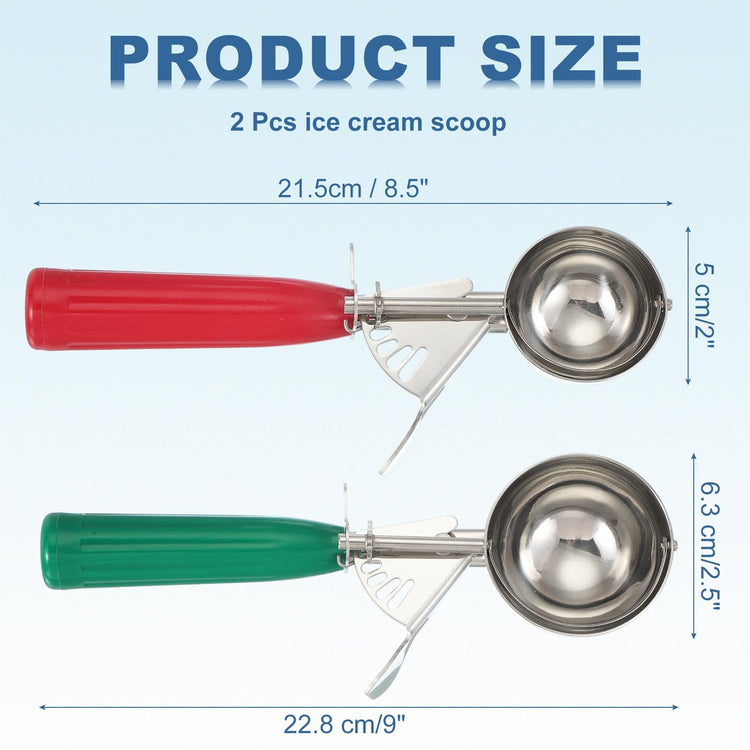 2 Pcs Cookie Scoops