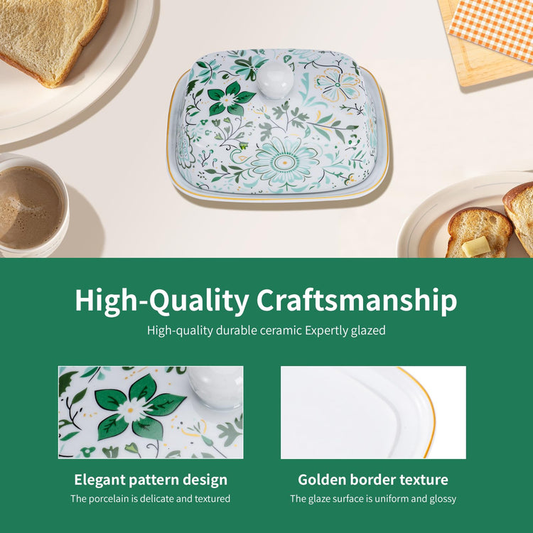 Butter Dish With Lid For Countertop