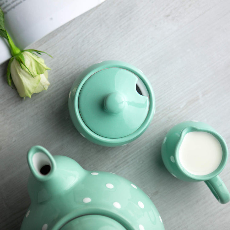 Ceramic Sugar Bowl with Lid