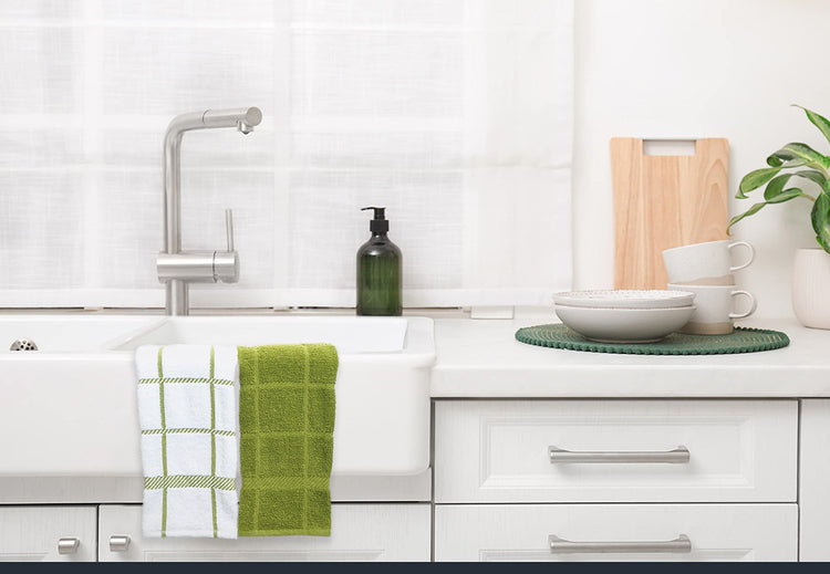100% Cotton Terry Dish Towels (4 Count)