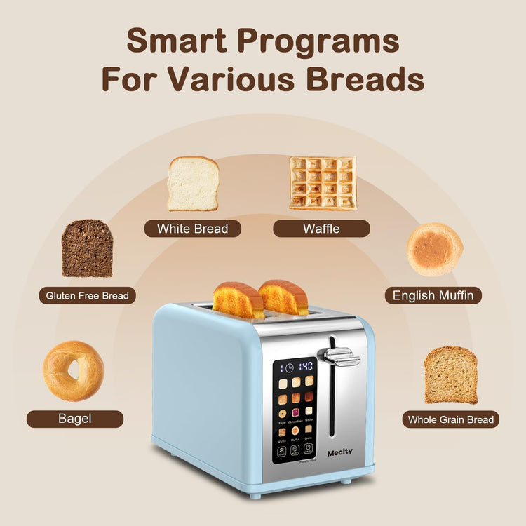 2 Slice Touch Screen Toaster