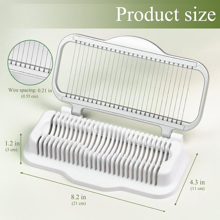 Egg Slicer for Hard Boiled Eggs Banana Slicer, Aluminium & Stainless Steel Wires Strawberry slicer Multipurpose Heavy Duty Dishwasher Safe Banana Cutter slicer