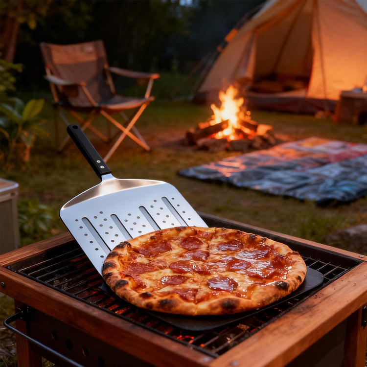 Perforated Pizza Peel Aluminum 12 Inch Non