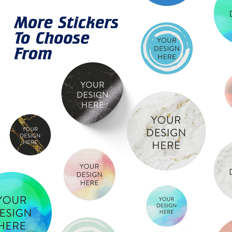 Custom Vinyl Stickers Your Image (100 Count)