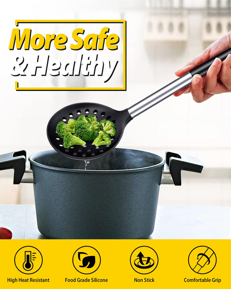 Silicone Kitchen Ladle Strainer (2 Count)