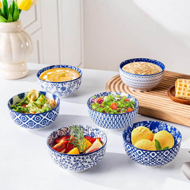 11 Oz Ceramic Small Dessert Bowls Set of 6 (6 Count)