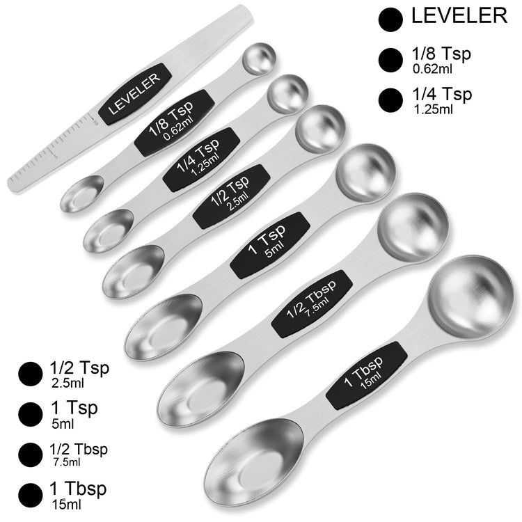 Magnetic Measuring Spoons Set