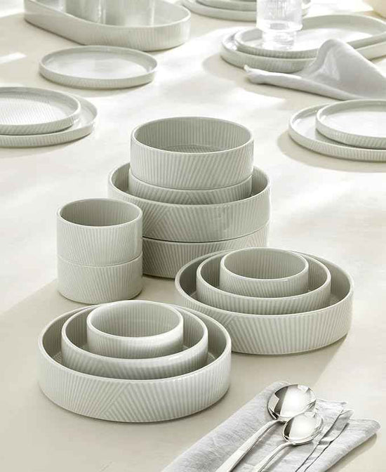 Lenox 898017 Modulus 12-Piece Bowl Set, Vapor