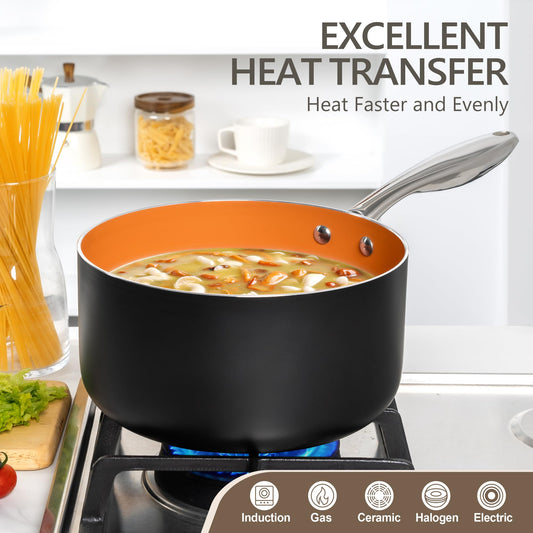 4 Quart Saucepan with Lid