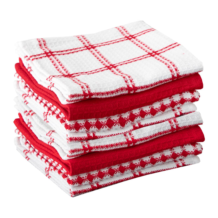 Premium Waffle Dish Cloths (8 Count)