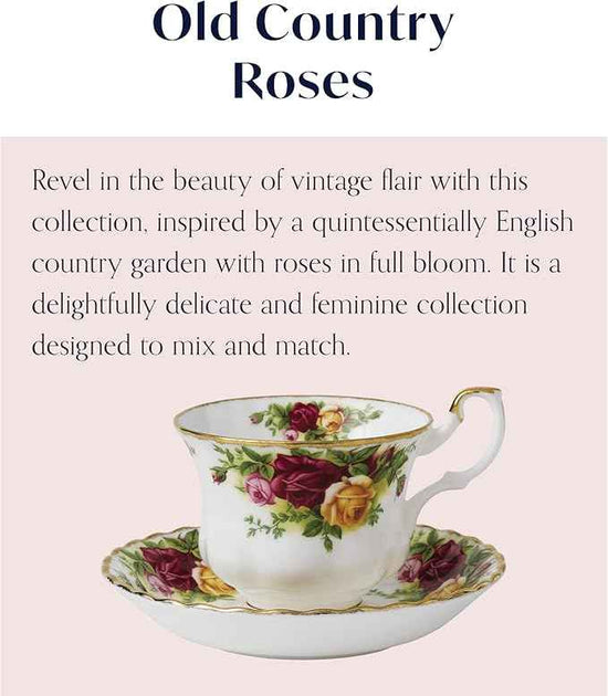 Royal Albert Old Country Roses Teacup & Saucer Set