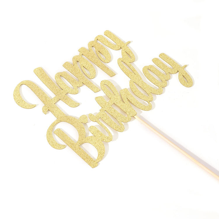 Happy Birthday cake topper