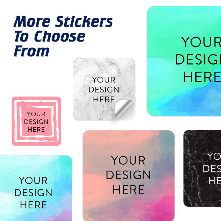 Custom Vinyl Stickers Your Image (100 Count)