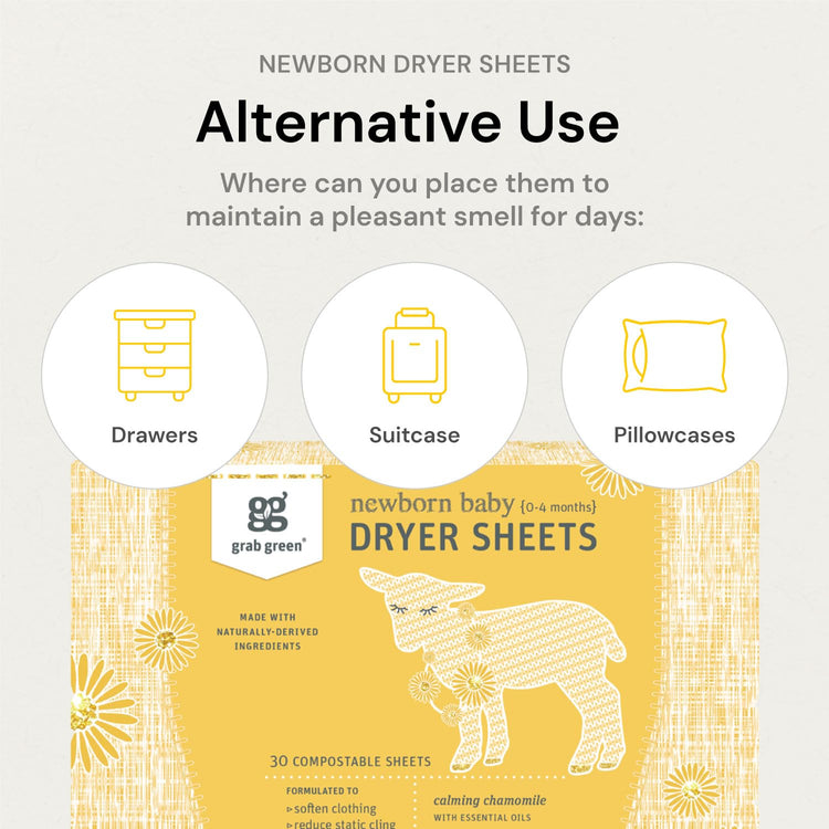 Newborn Baby Dryer Sheets (40 Count)