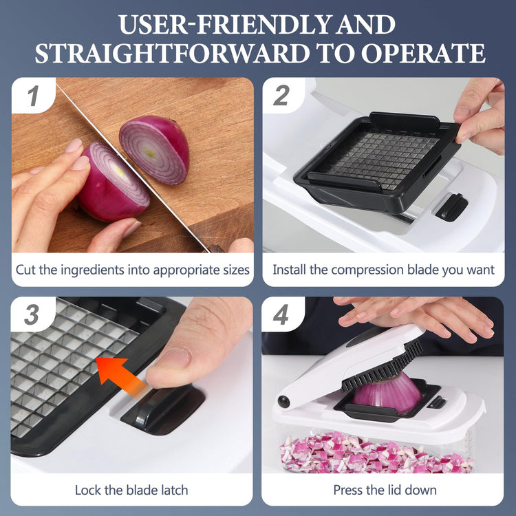 Chopper Vegetable Cutter with Container