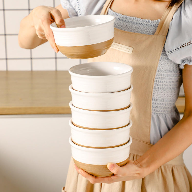 Ceramic Cereal Bowls (6 Count)