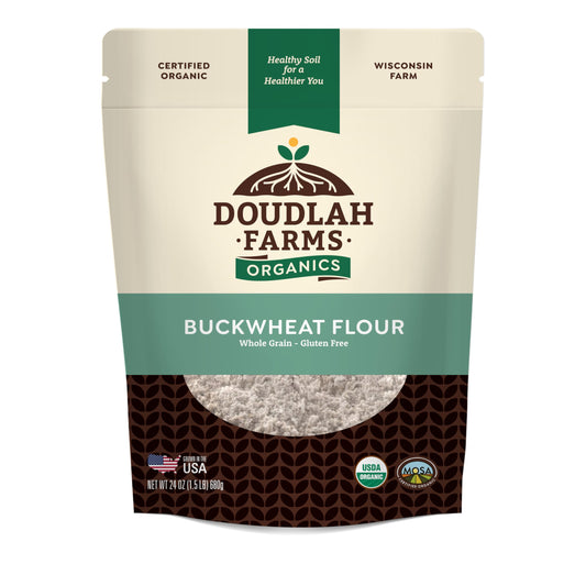 Organic Buckwheat Flour 1.5 lb (24 Ounce)
