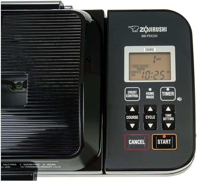 Zojirushi NW-JEC10BA Pressure Induction Heating (IH) Rice Cooker & Warmer, 5.5-Cup, Made in Japan & BB-PDC20BA Home Bakery Virtuoso Plus Breadmaker, 2 lb. loaf of bread, Stainless Steel/Black