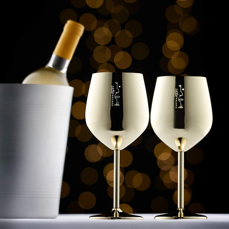 Stainless Steel Wine Glass (2 Count)