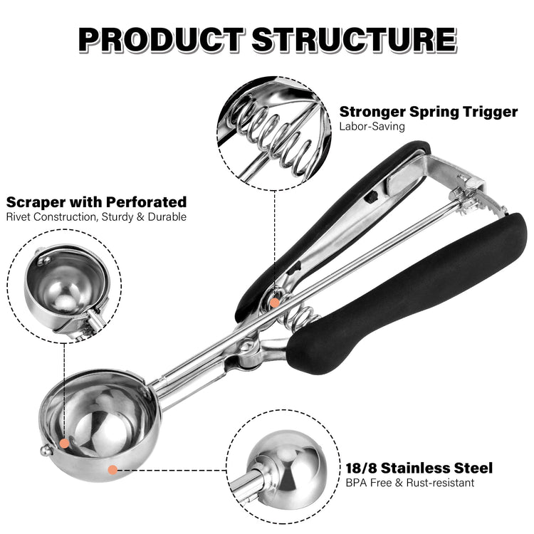 Cookie Scoop 2 Tbsp for Baking