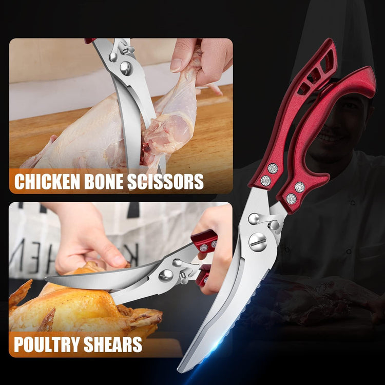 Poultry Shears Red
