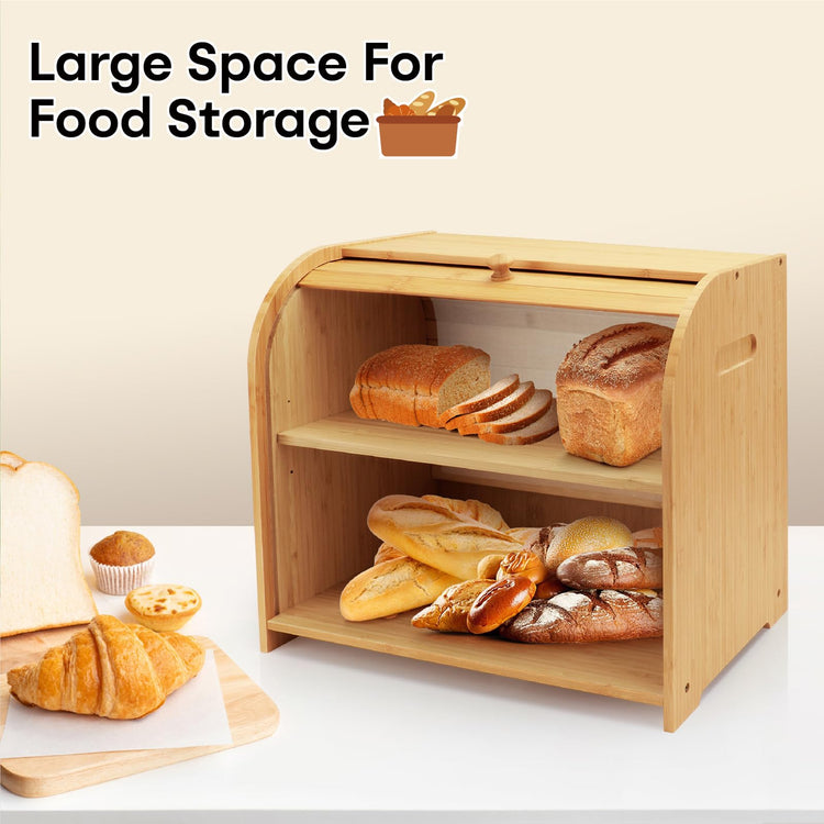 Bread Box for Kitchen Countertop