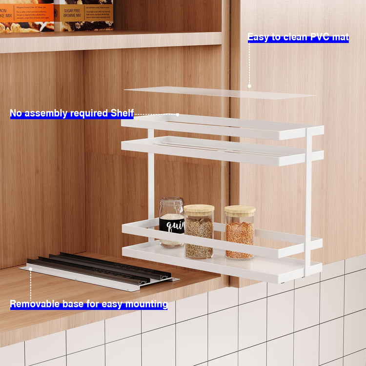 Pull Out Spice Rack Organizer for Cabinet