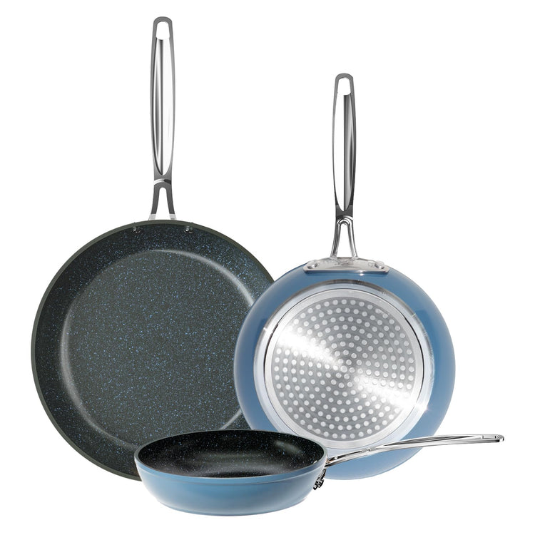 3-Piece 8”, 10”, 12” Forged Lightweight Frying Pan Set