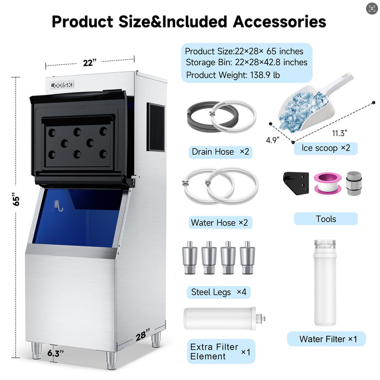 Commercial Ice Maker Machine 300