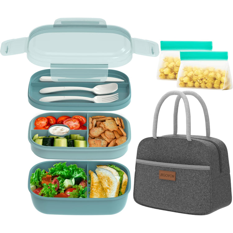 Leakproof Bento Box & Insulated Lunch Bag Set