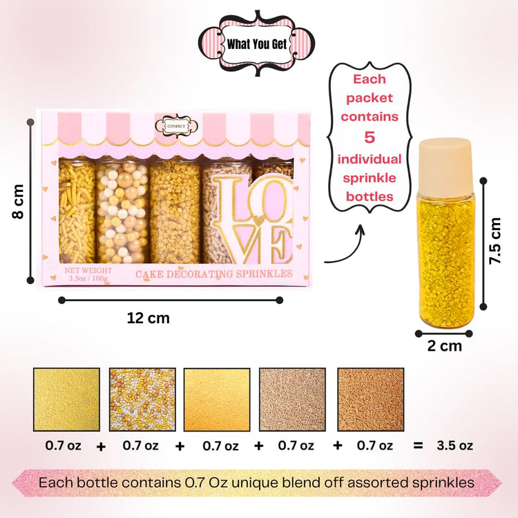 Fusion Mashup Sprinkles FM Multipack 31 100 GMS for Cake Cupcake Décor (5 Ounce)