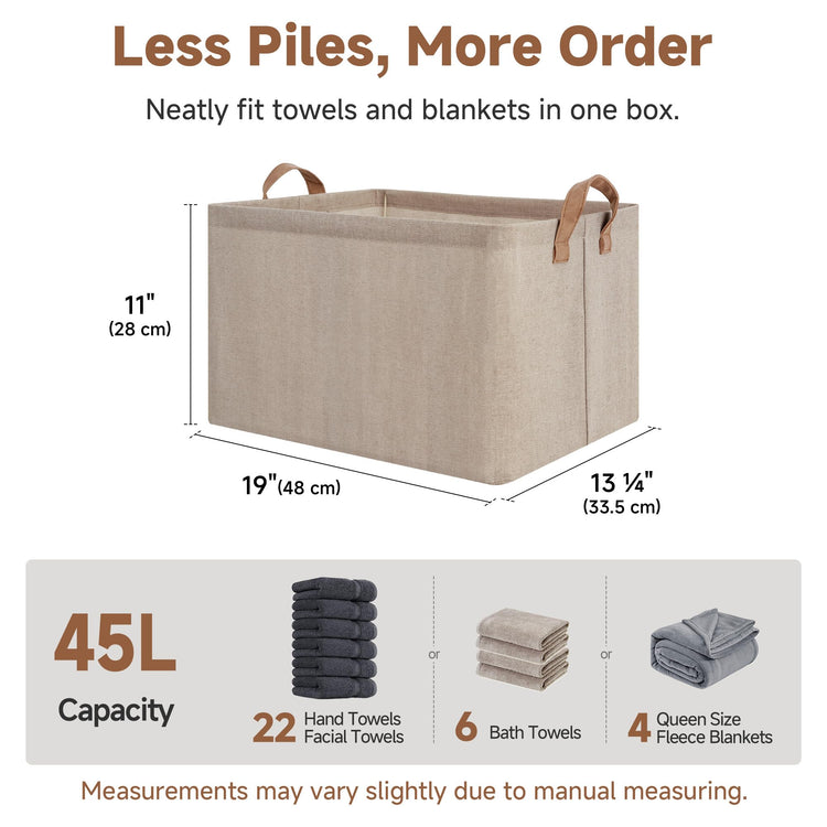 Fabric Storage Bins (2 Count)