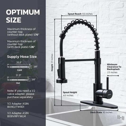 Kitchen Faucet with Soap Dispenser