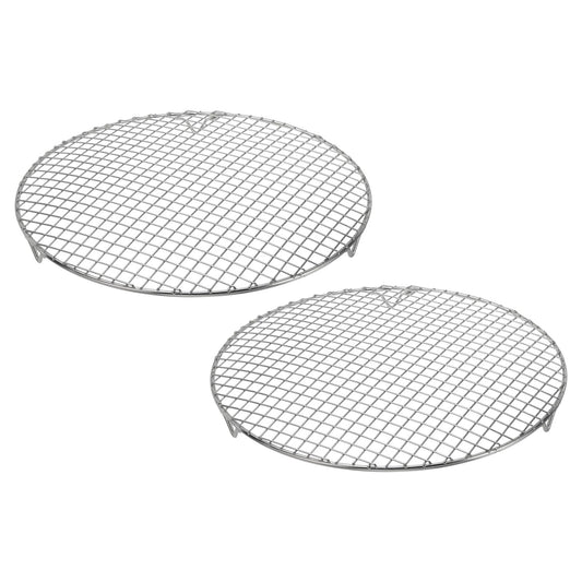 2 Pcs Round Cooking Rack with Legs (2 Count)