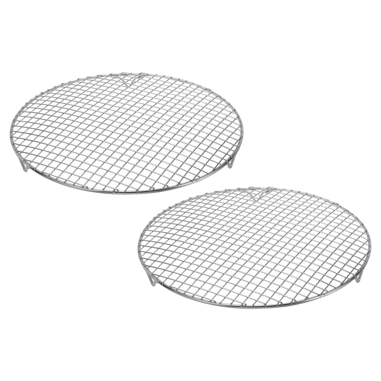 2 Pcs Round Cooking Rack with Legs (2 Count)