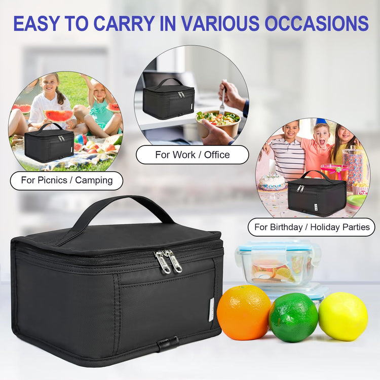 NOL Mini Insulated Lunch Bag for Women Men Kids