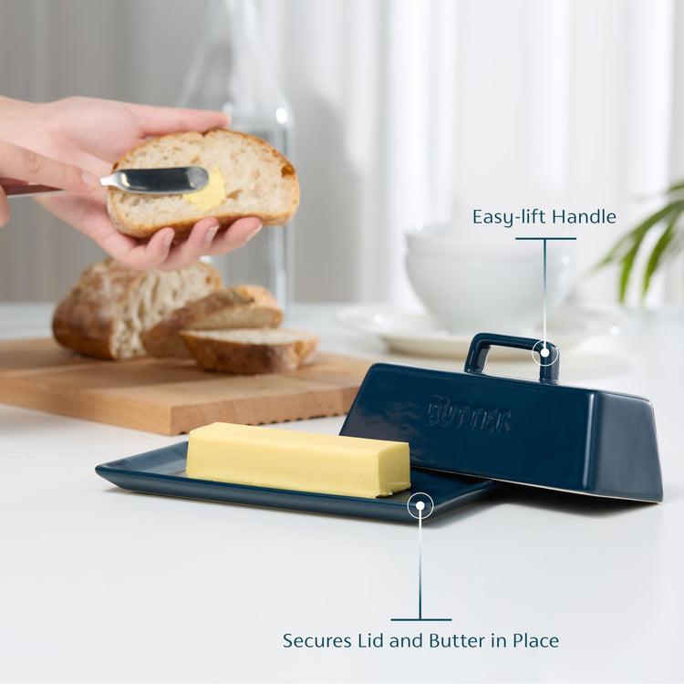 Ceramic Butter Dish with Lid