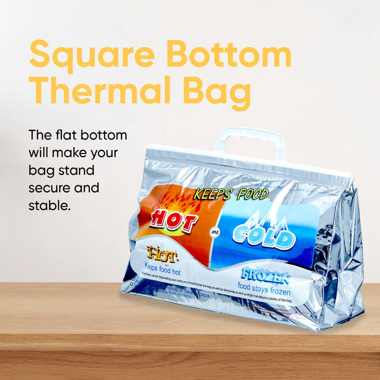 Hot and Cold Insulated Bags for Food Delivery
