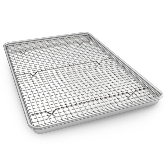 24 Inch Baking Sheet Pans with Rack Set (2 Count)