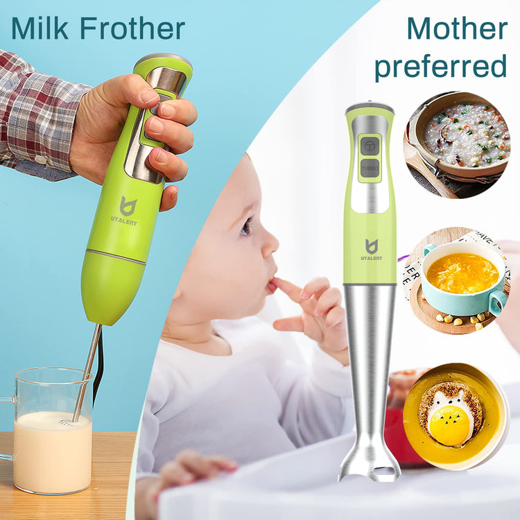 3-in-1 Immersion Hand Blender - Puree Food, Smoothies and Soups
