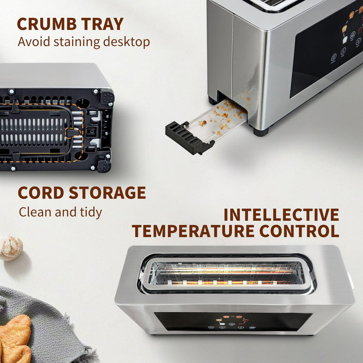 2 Slice Toaster with Touch Screen