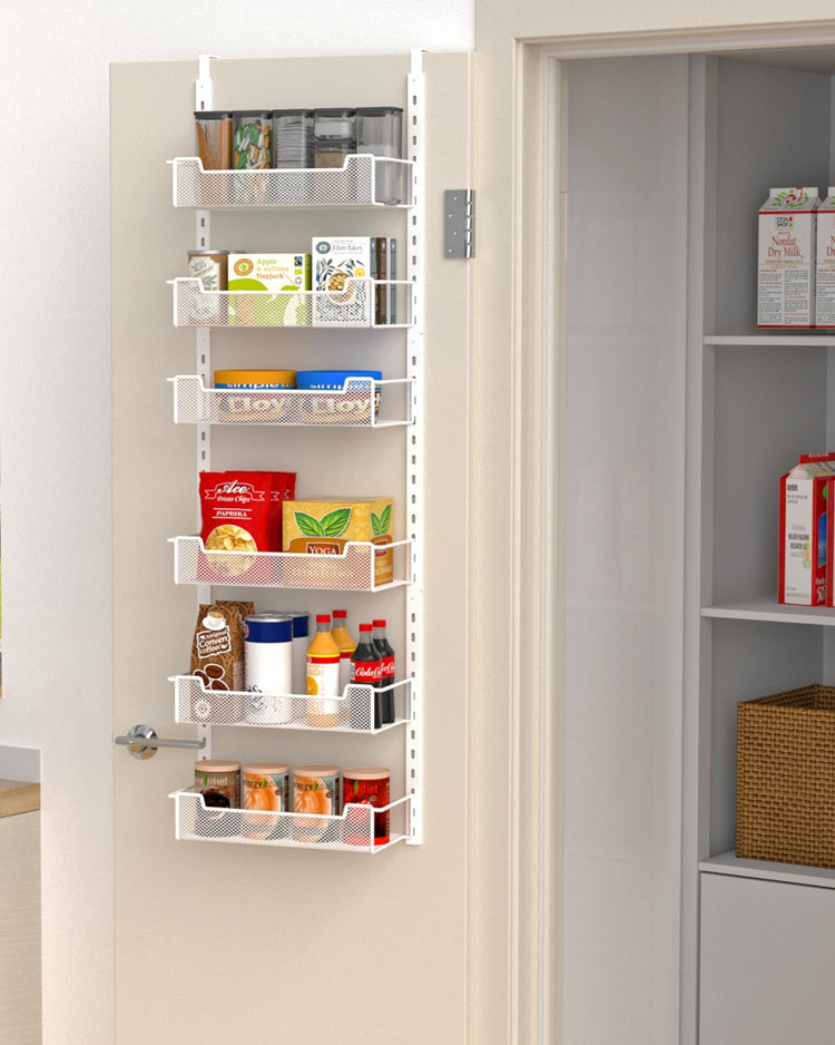 12.3" W Narrow Over the Door Pantry Organizer