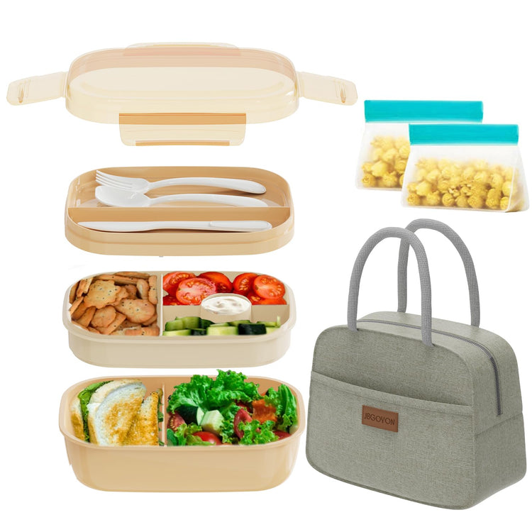 Leakproof Bento Box & Insulated Lunch Bag Set