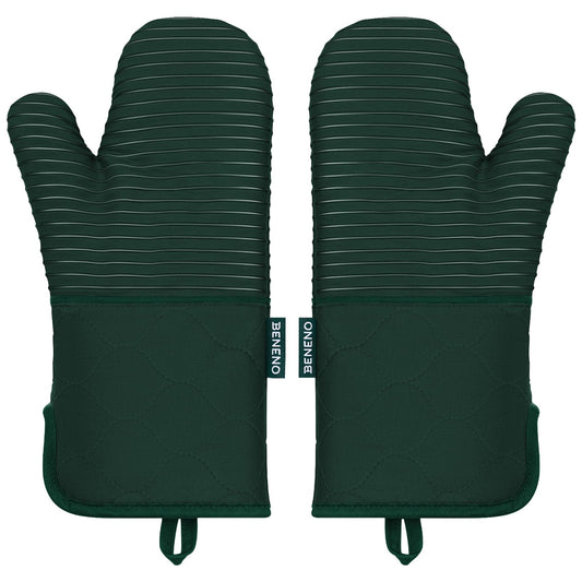 Heat Resistant 500°F Kitchen Oven Mitts 2 (2 Count)