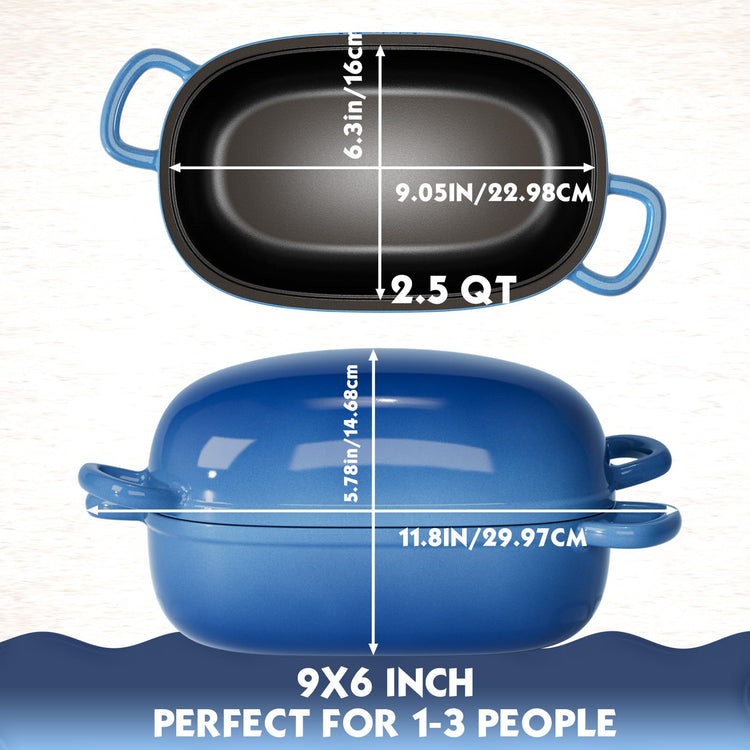 Dutch Oven 9x6 Inch