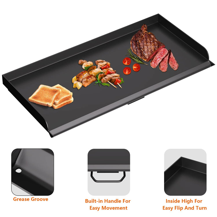 BBQ Future 16" x 38" Carbon Steel Griddle for Camp Chef 3 Burner Stove