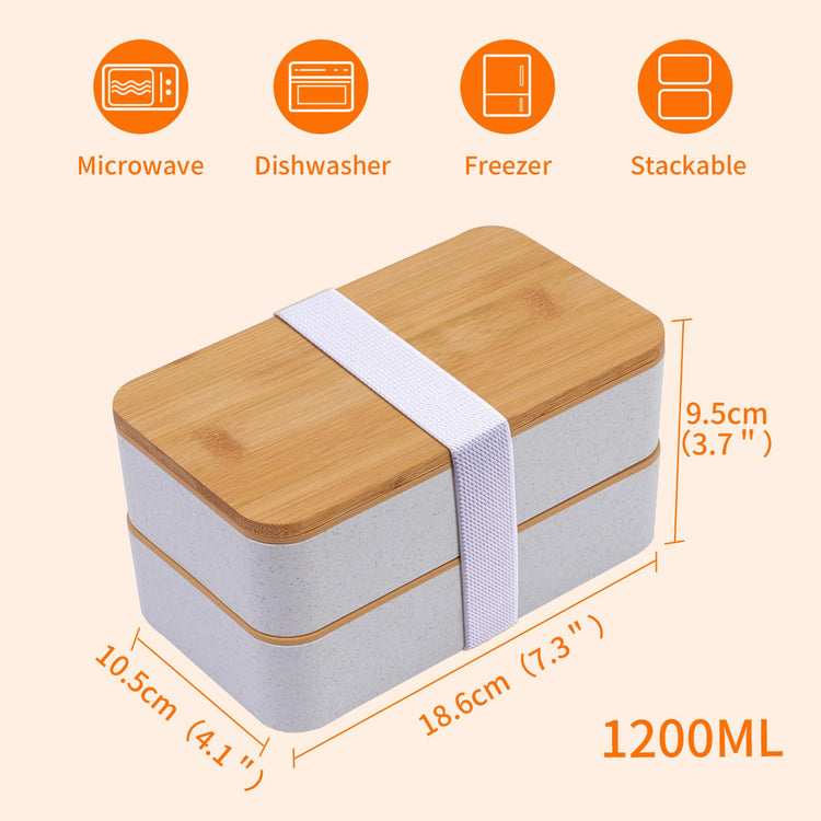 Bento Box Adult Lunch Box with lunch bag