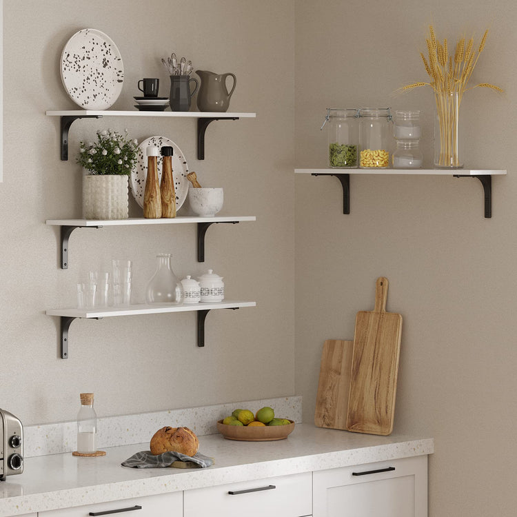 Long Wall Shelves (2 Count)