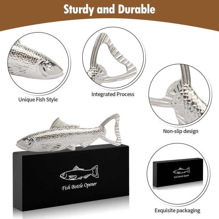 Fish Gifts for Men Fish Beer Bottle Opener
